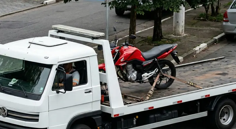 Reboque de moto em Chapecó – guincho especializado para motocicletas